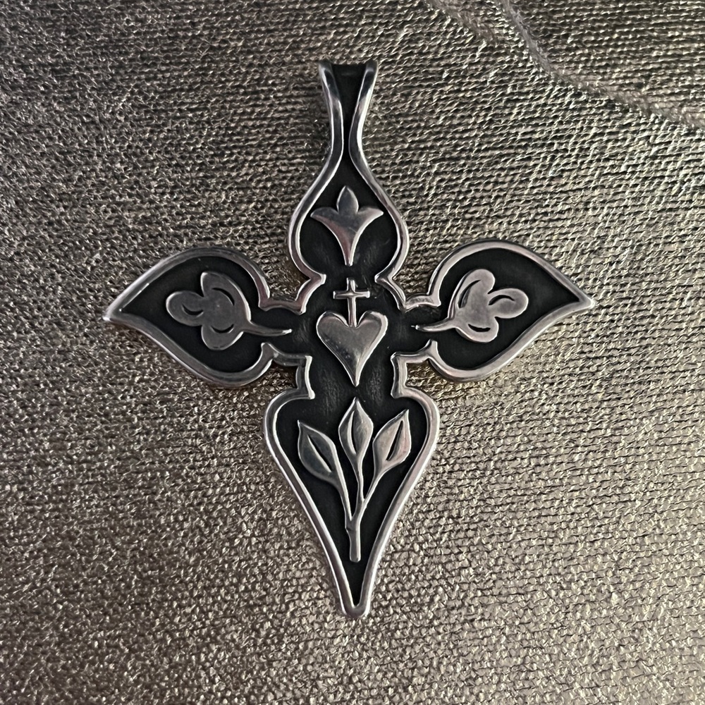 James Avery Silver Cross Necklace